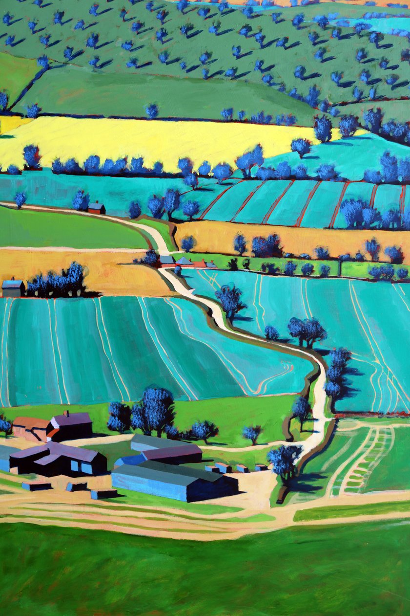 Landstraße Sommer III von Paul Powis