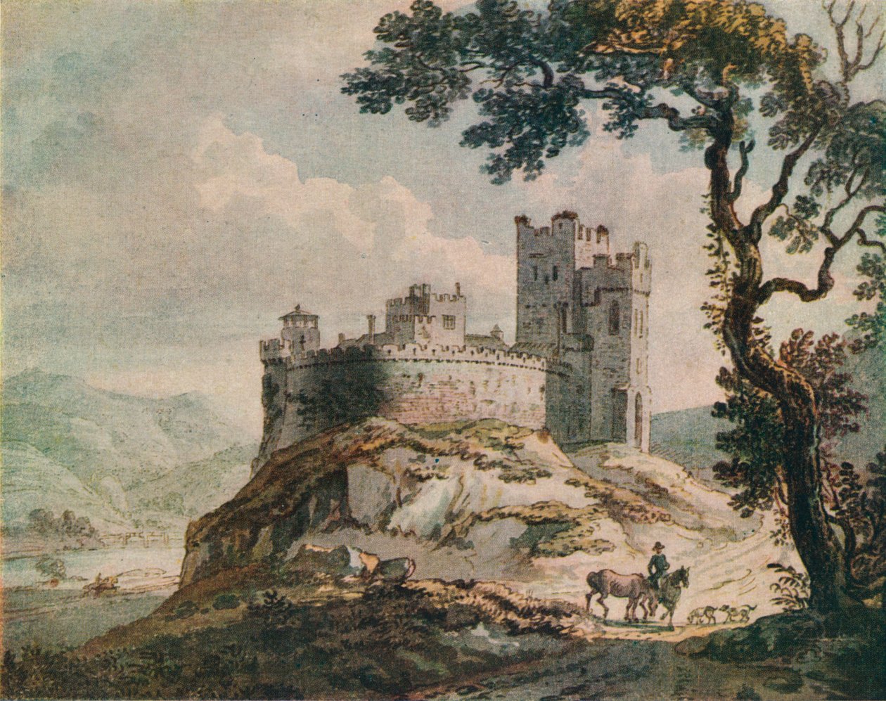 Eine alte Burg von Paul Sandby