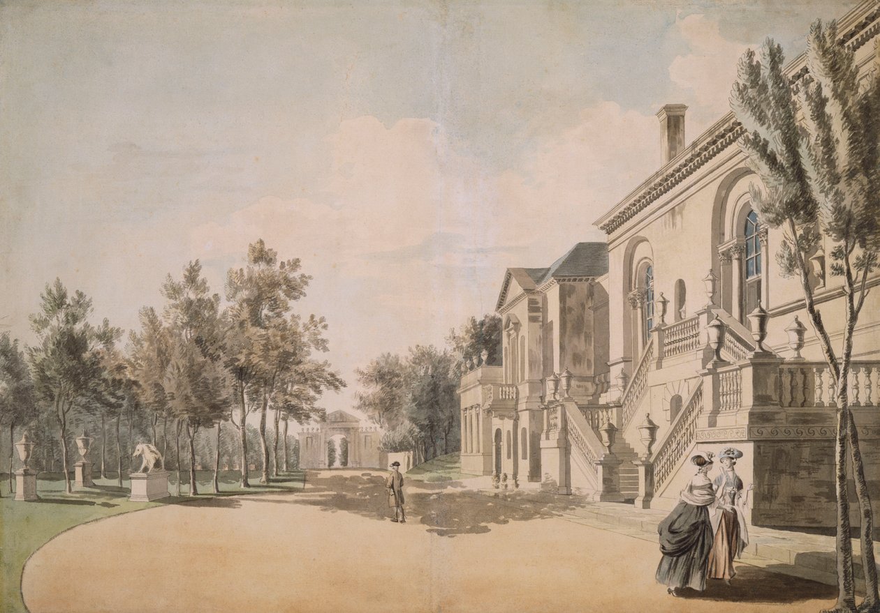 Chiswick House, 1766-1768 von Paul Sandby