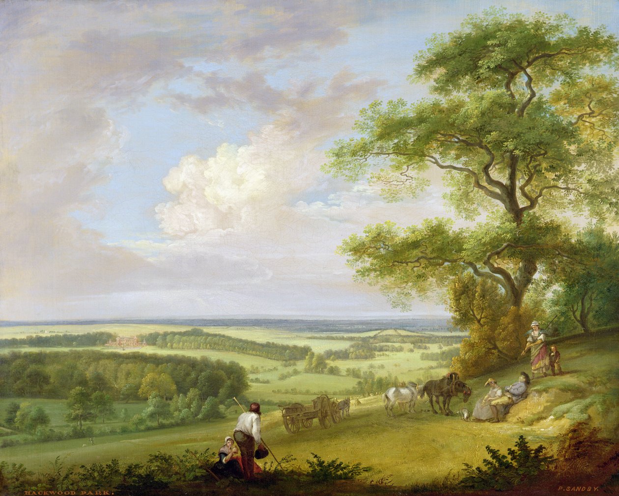 Hackwood Park, Hampshire von Paul Sandby
