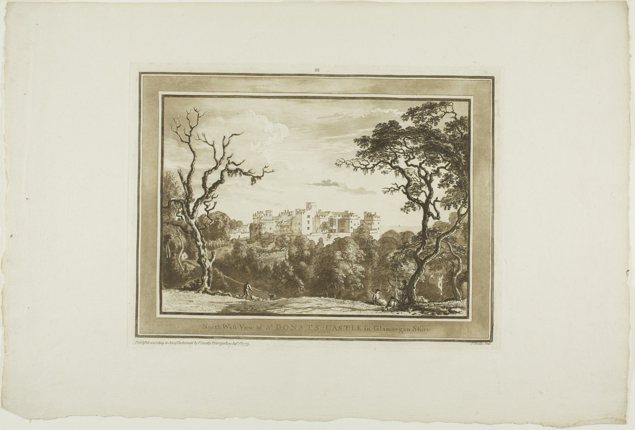 Zwölf Ansichten....in Südwales (Erstes walisisches Set) von Paul Sandby