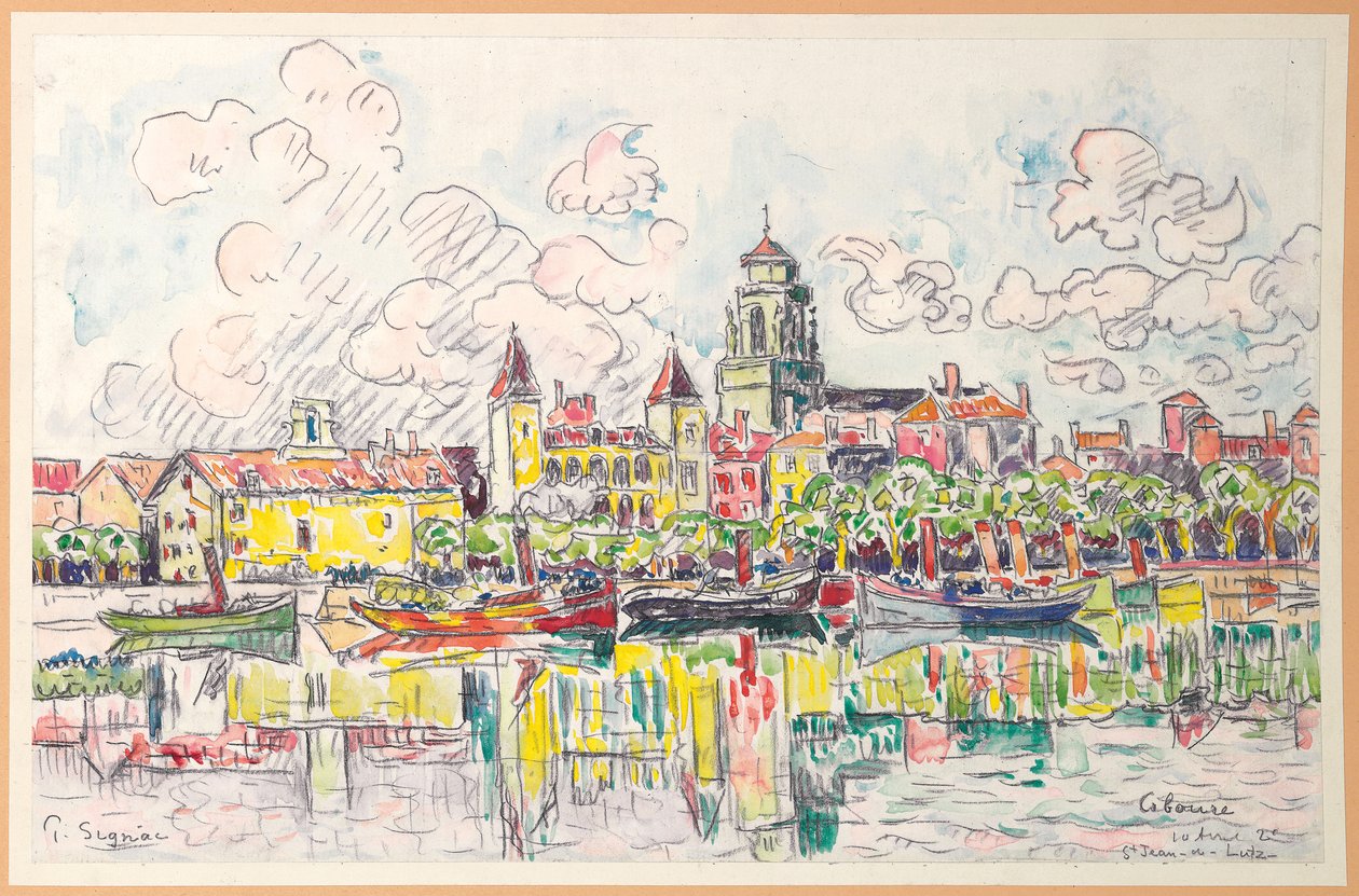 Ciboure, Saint-Jean-de-Luz, 1920 von Paul Signac