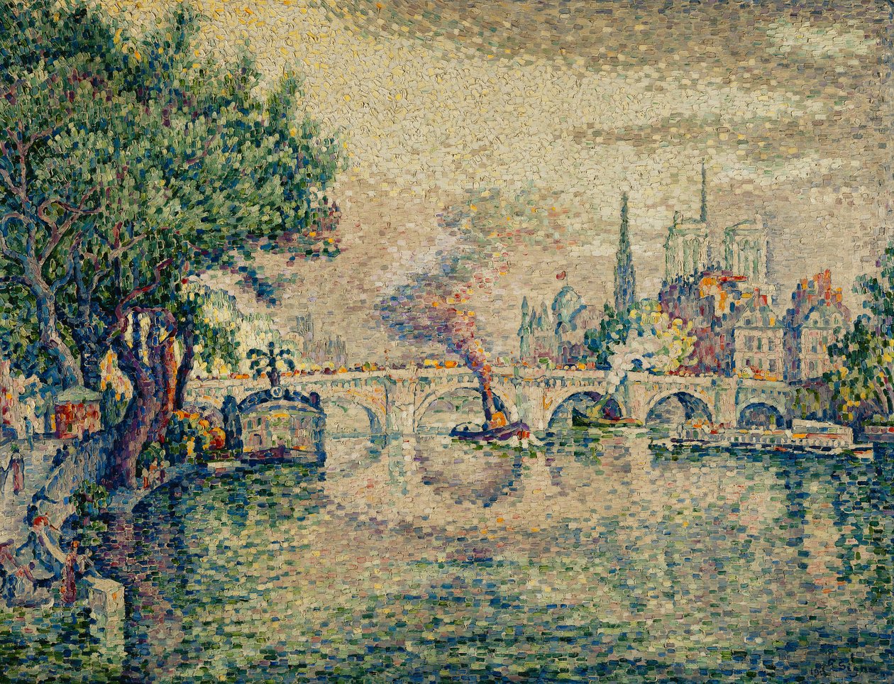 Die Pont Neuf von Paul Signac