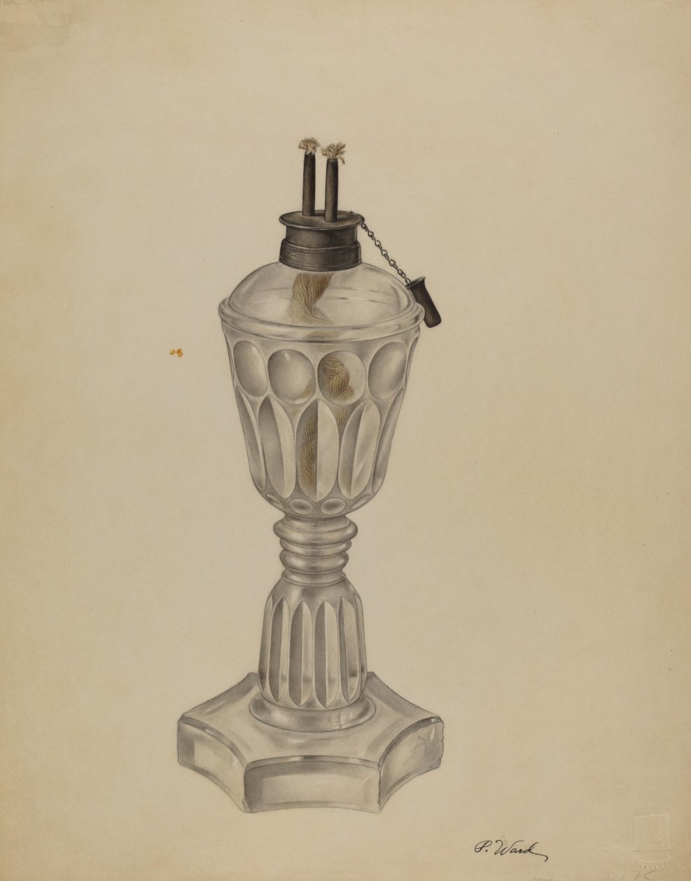 Camphenlampe von Paul Ward