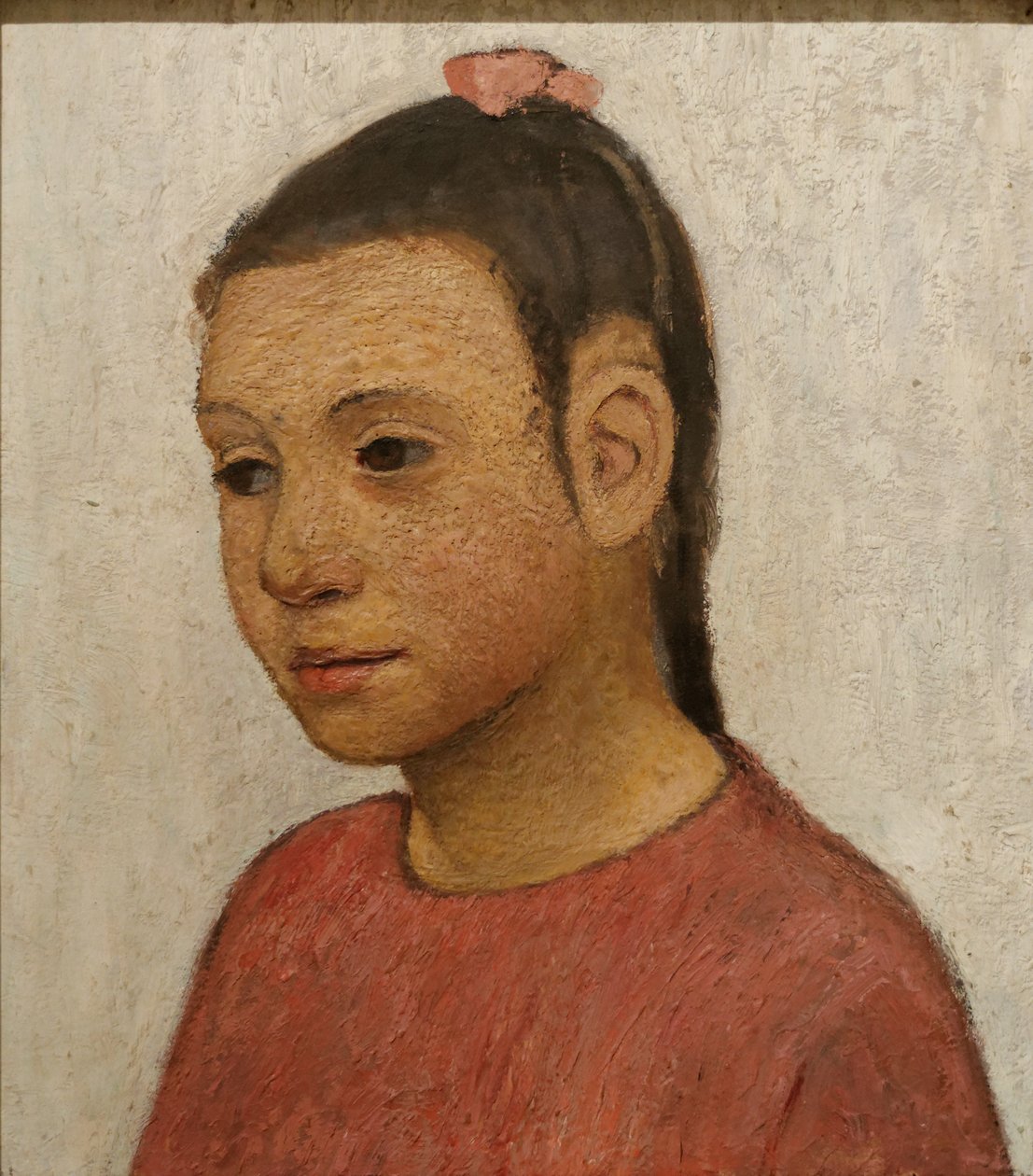 Porträt eines Mädchens von Paula Modersohn Becker