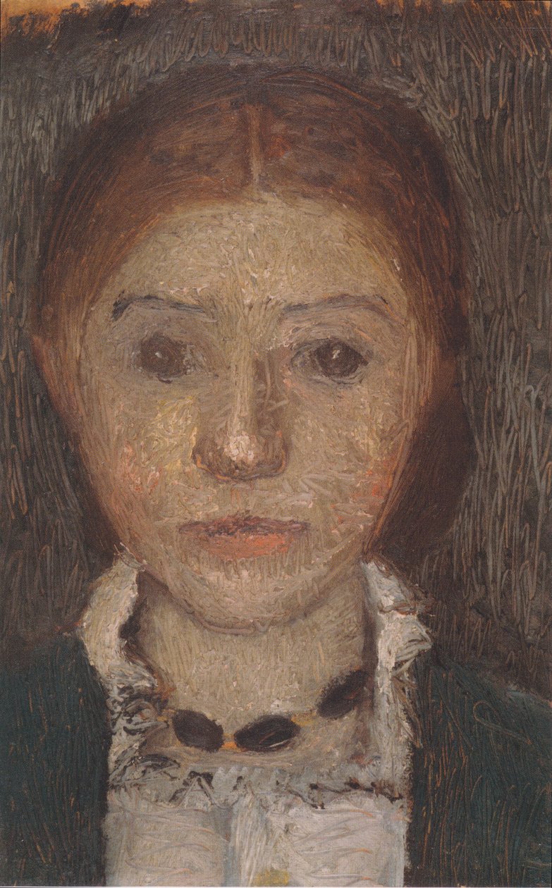 Selbstbildnis mit Kette von Paula Modersohn Becker