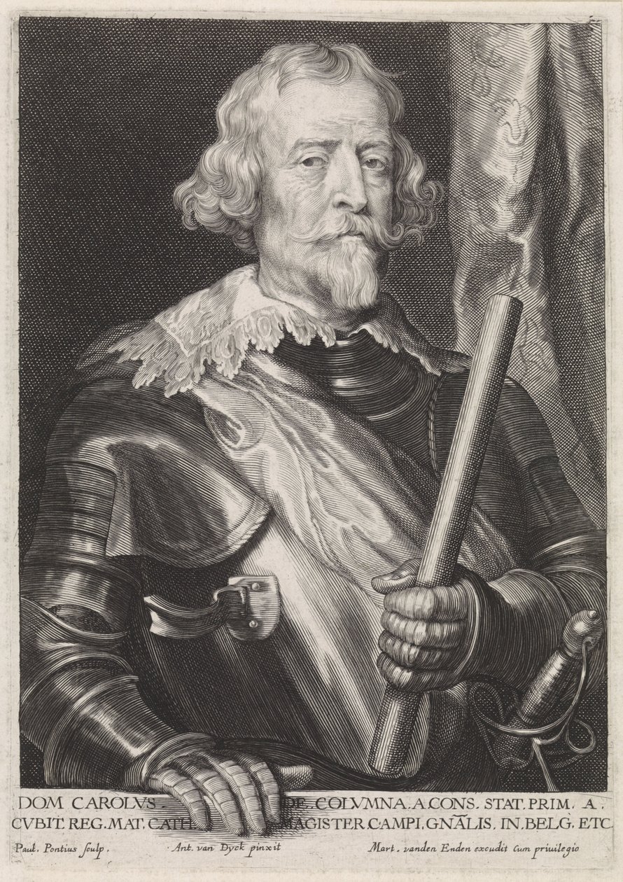 Porträt von Carlos Coloma von Paulus Pontius