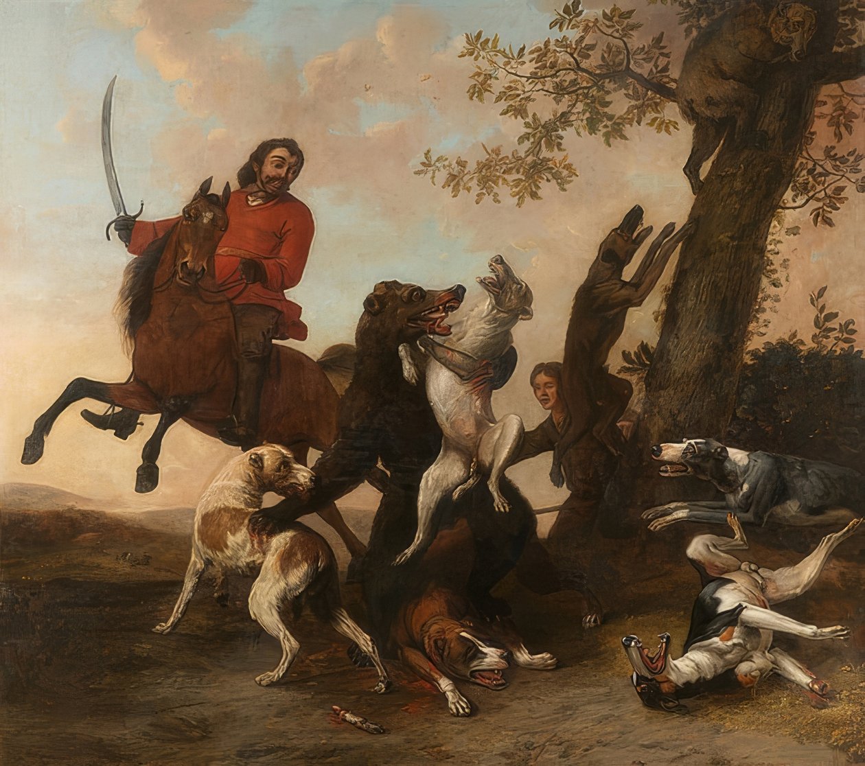 Bärenjagd von Paulus Potter