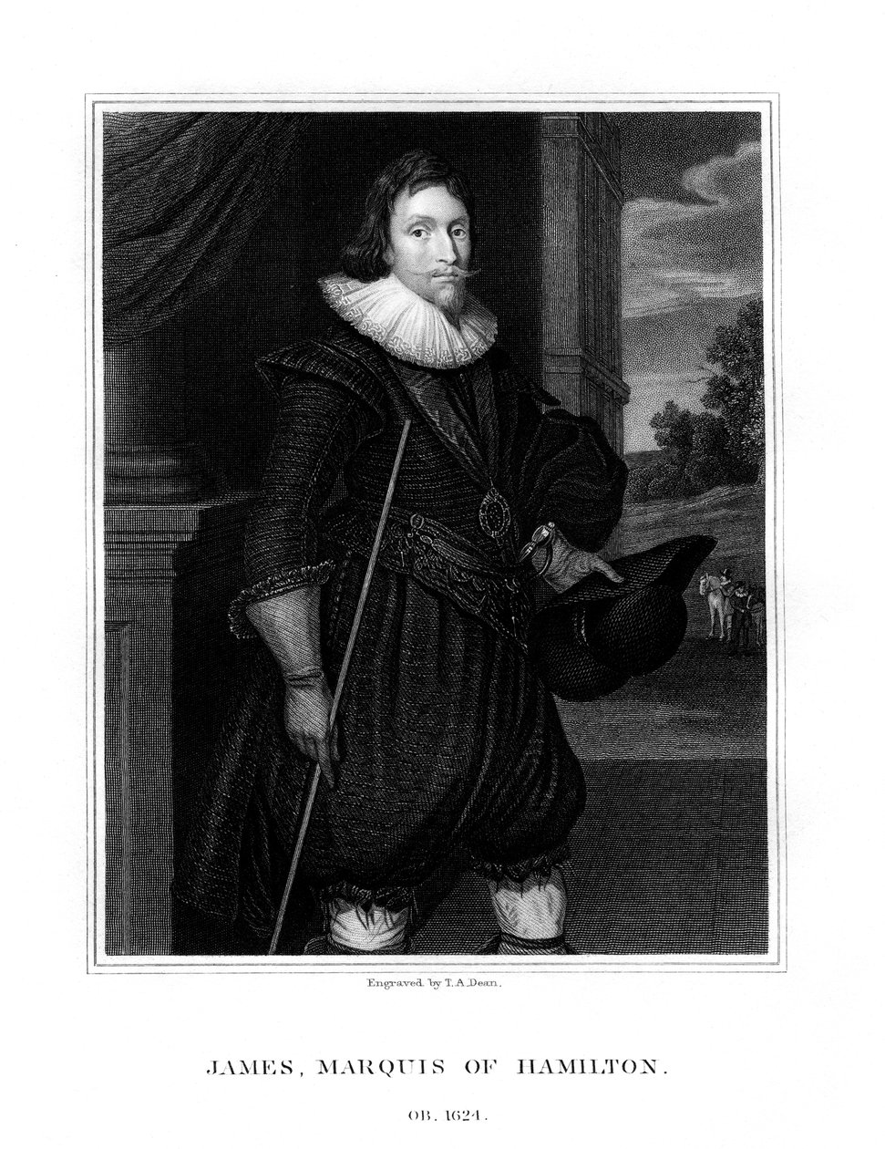 James, 2. Marquis von Hamilton, 1828 von Paulus van Somer