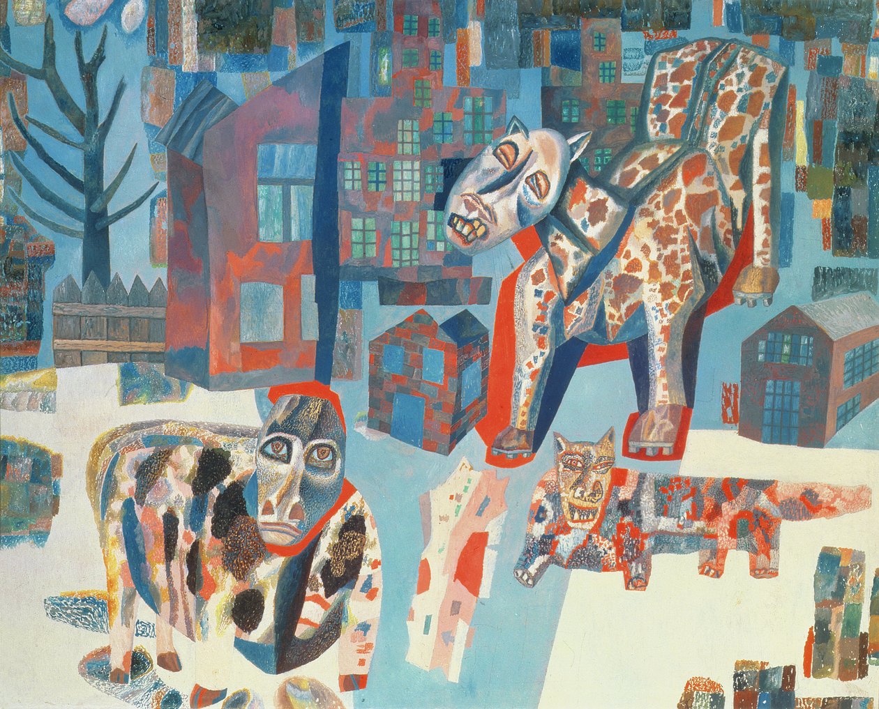 Die Bestien, 1925-6 von Pawel Nikolajewitsch Filonow