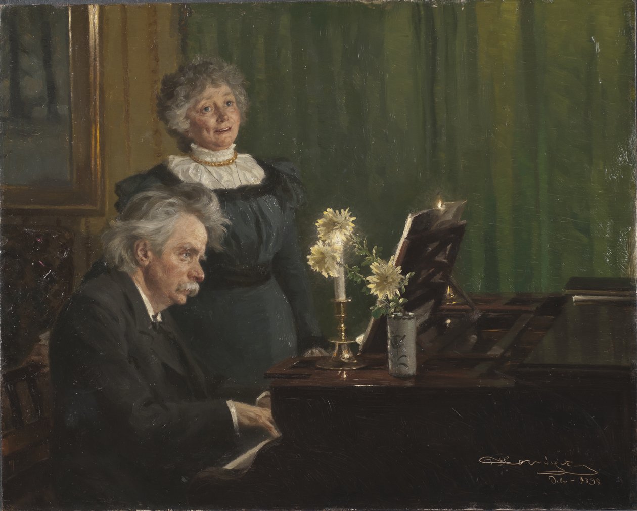 Edvard Grieg und Nina Grieg von Peder Severin Krøyer