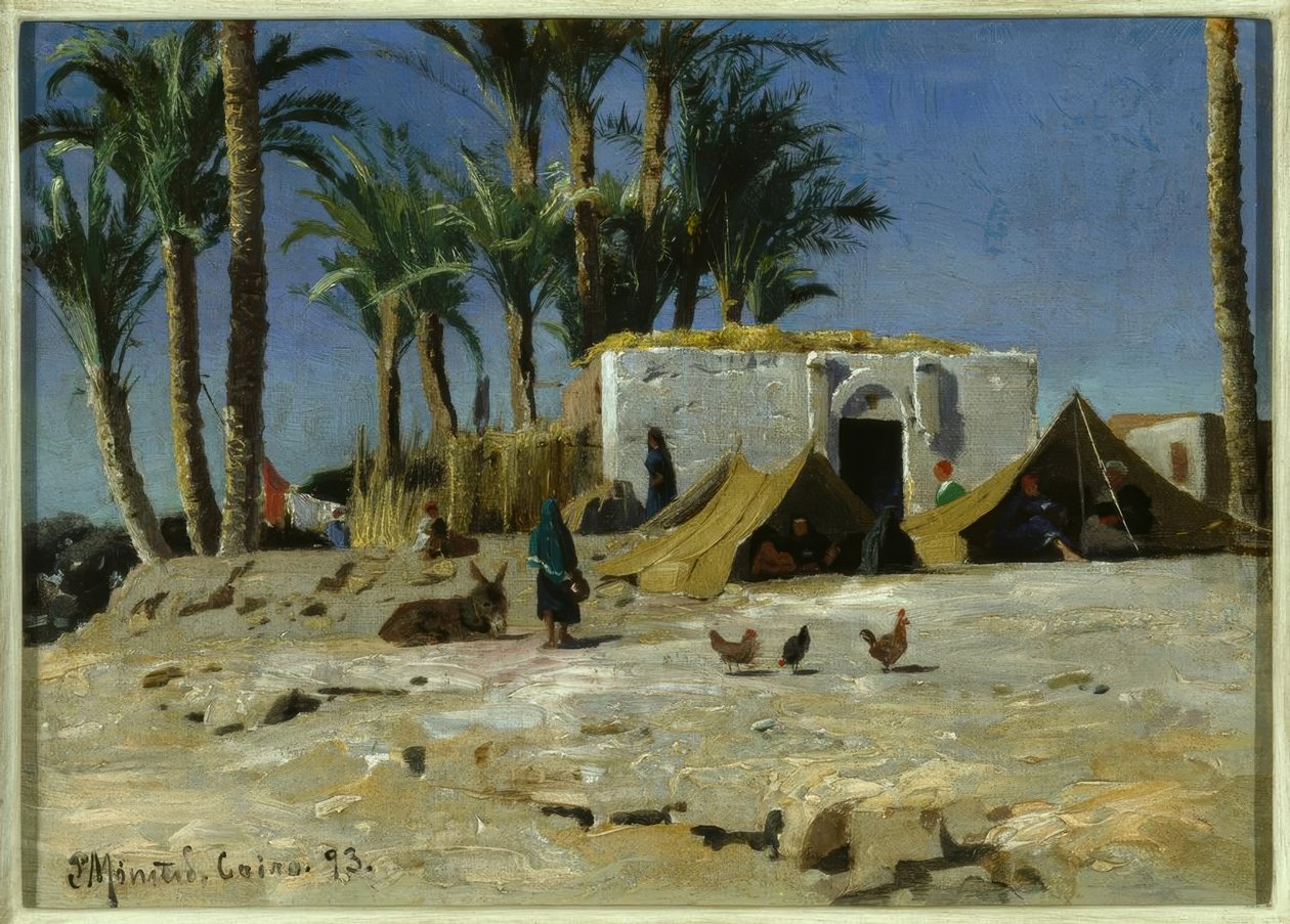 Beduinenlager in Kairo von Peder Monsted