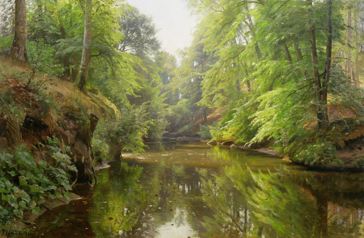 Der ruhige Fluss von Peder Monsted