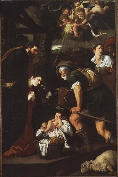 Die Anbetung der Hirten von Pedro Orrente