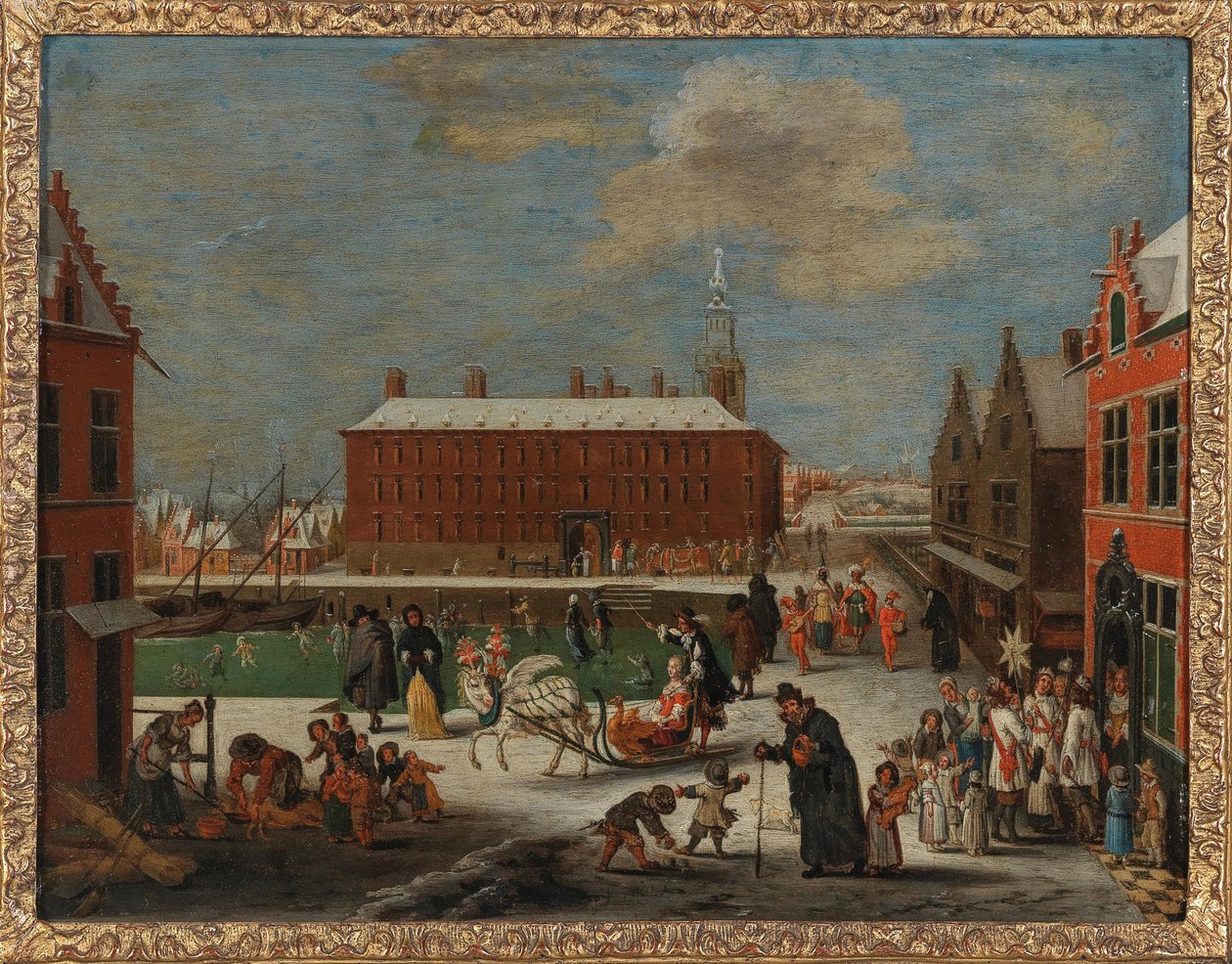 Winter in einer Stadt von Peeter Gysels