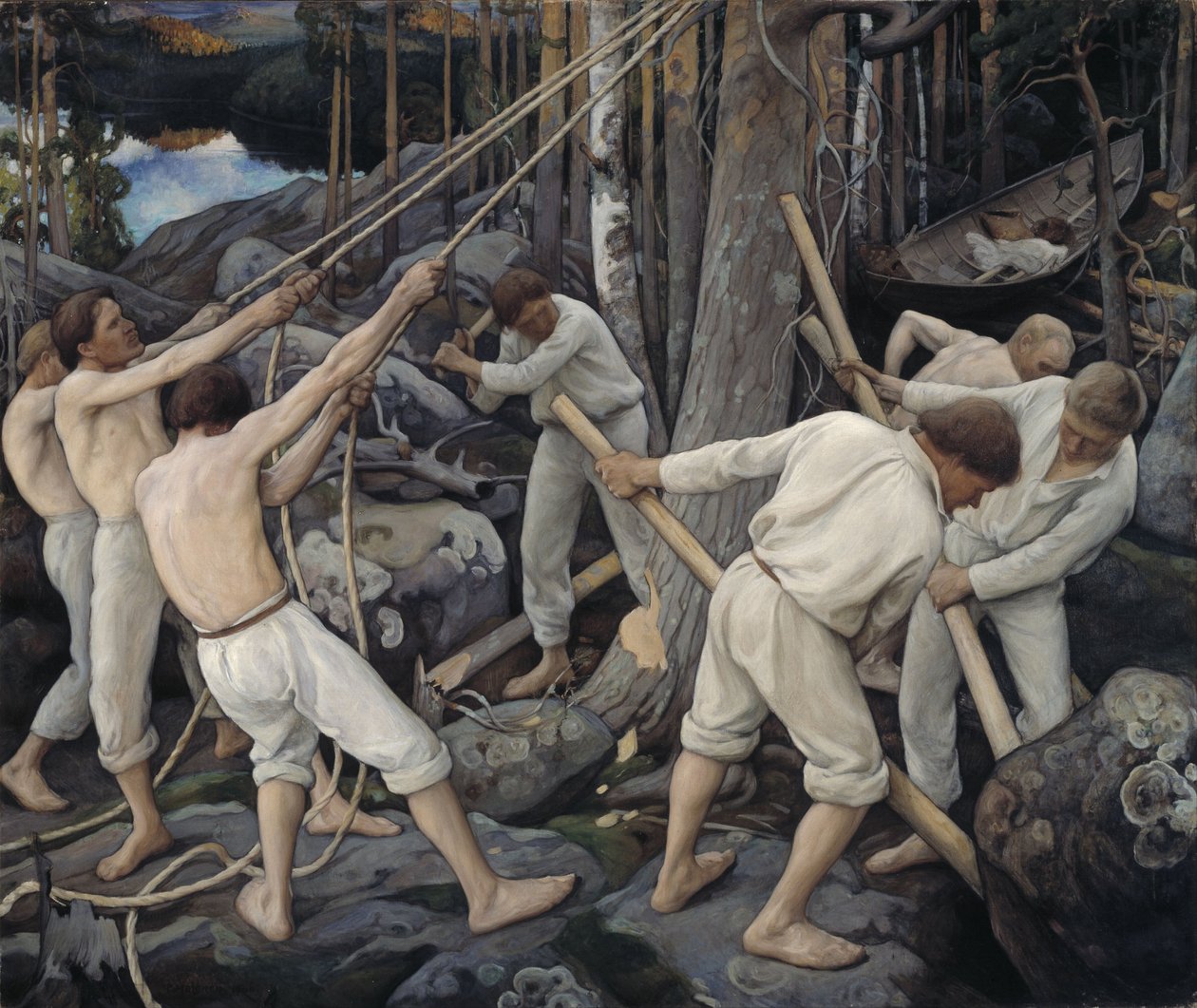 Pioniere in Karelien von Pekka Halonen