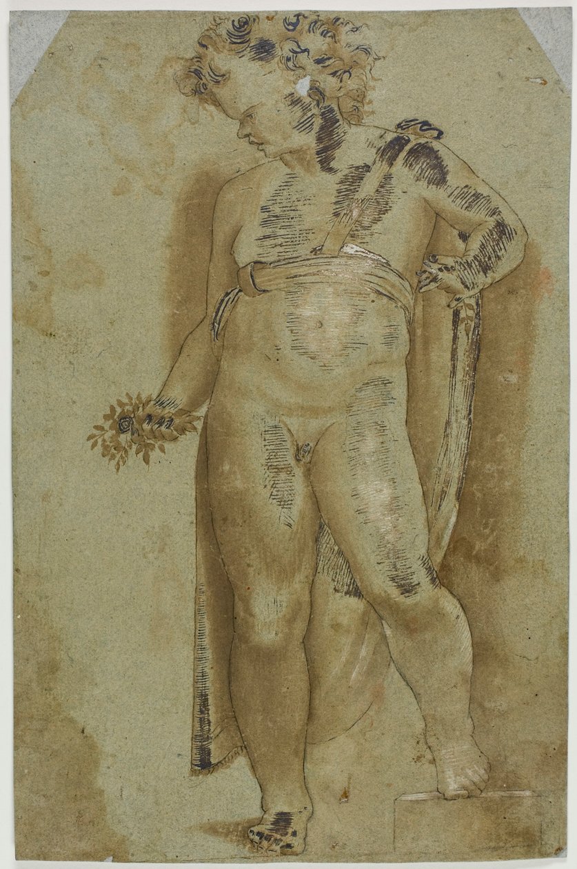 Putto mit Blumen von Pellegrino Tibaldi