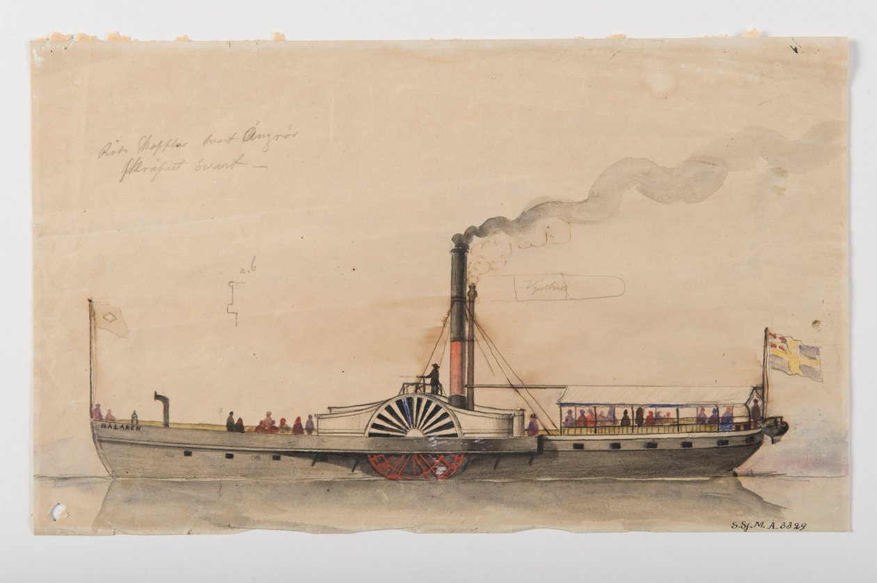 Hjulångare MALAREN von Per Wilhelm Cedergren