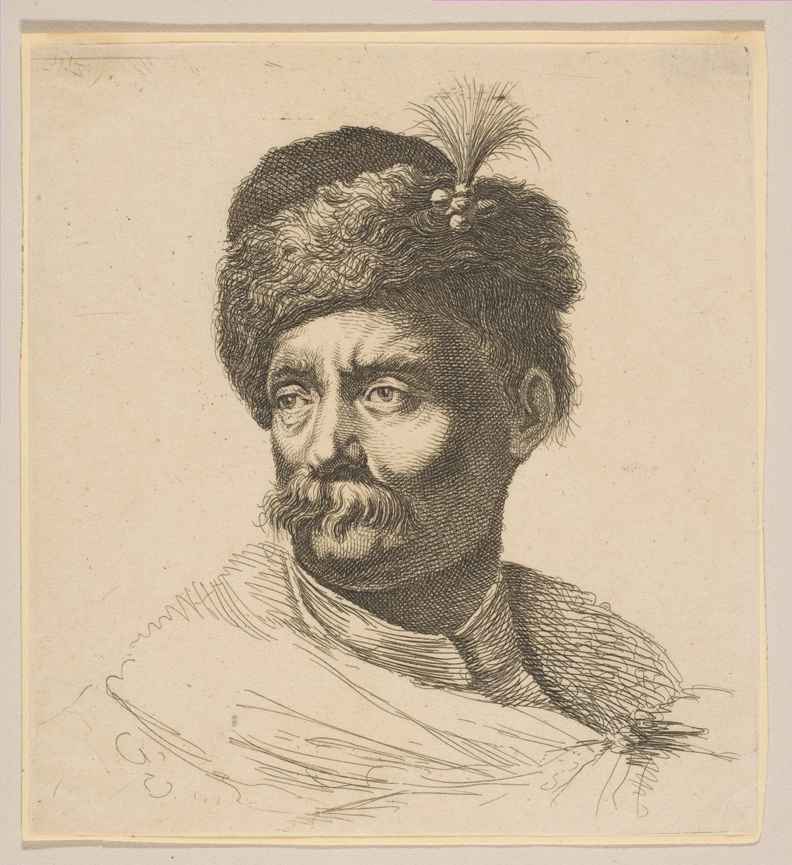 Büste eines Polen, nach 1641 von Peregrine Lovell