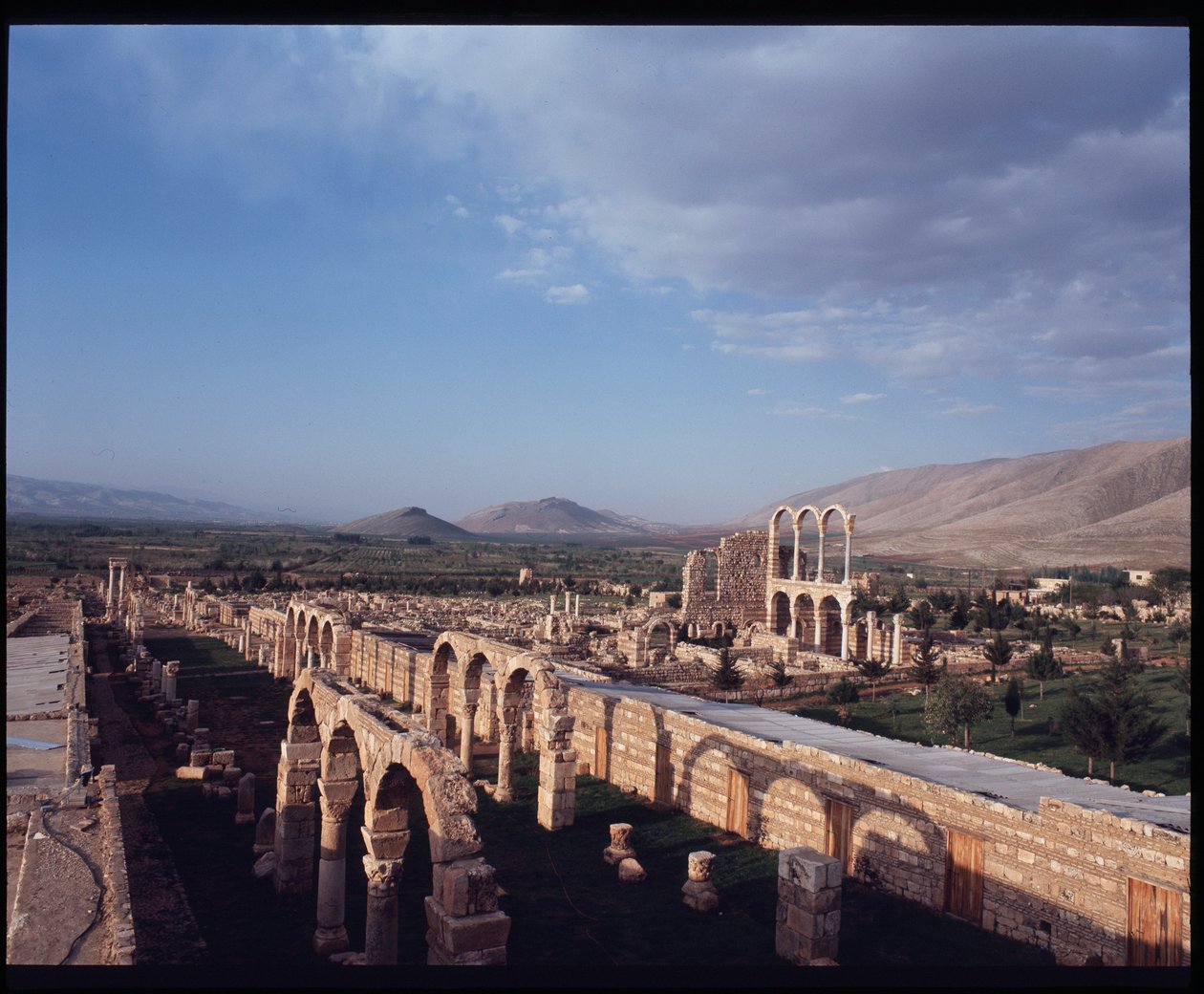 Ansicht der Stadt Anjar, 705-710 von Period Umayyad