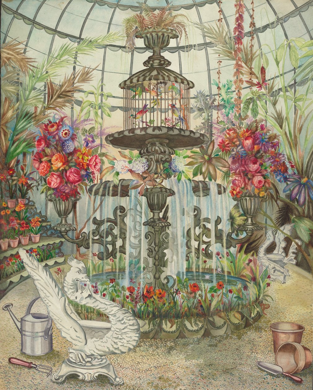 Wintergartenbrunnen von Perkins Harnly