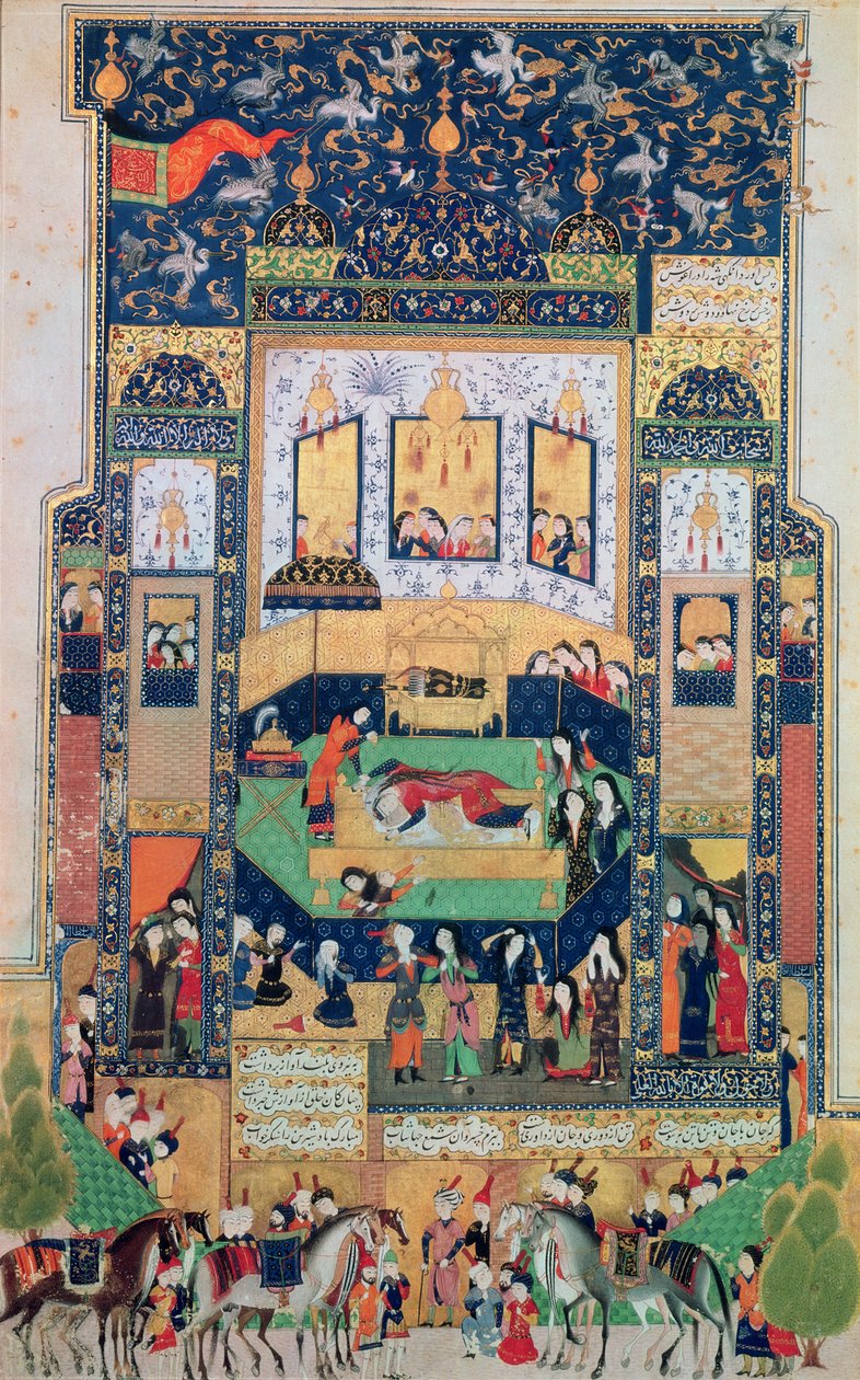 Der Tod von Shirin, Illustration zu 