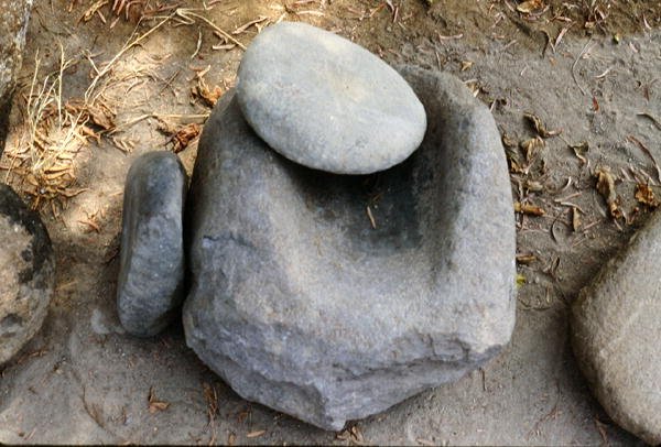 Maismahlstein von Peruvian School