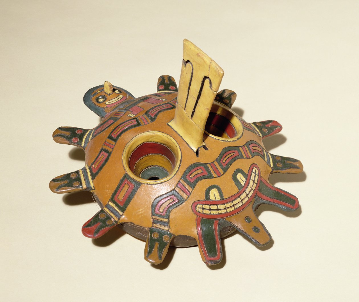 Totenmaske, aus Paracas, 300 v. Chr. - 1 n. Chr. von Peruvian School