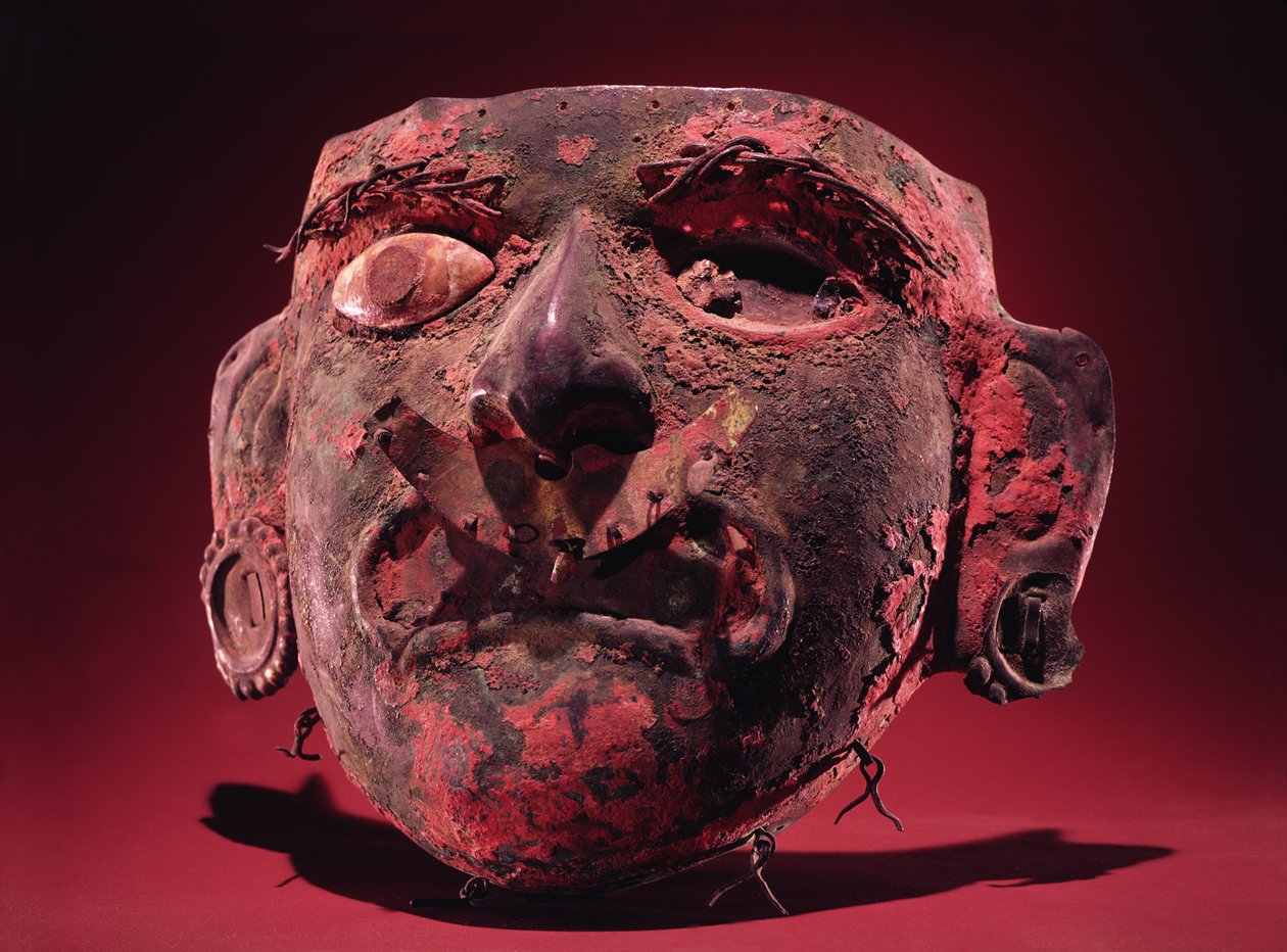 Inka-Maske von Peruvian School
