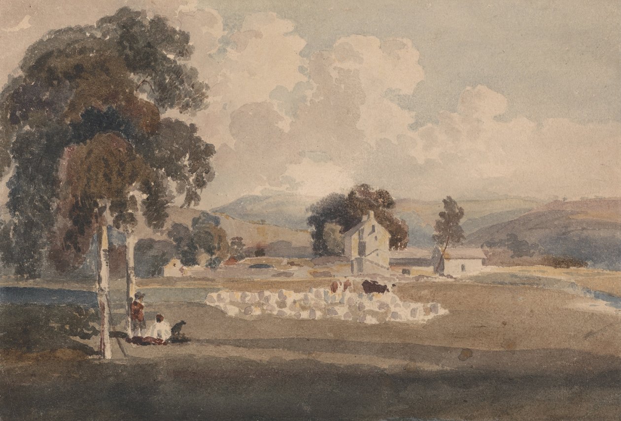 Eine Yorkshire-Farm von Peter de Wint