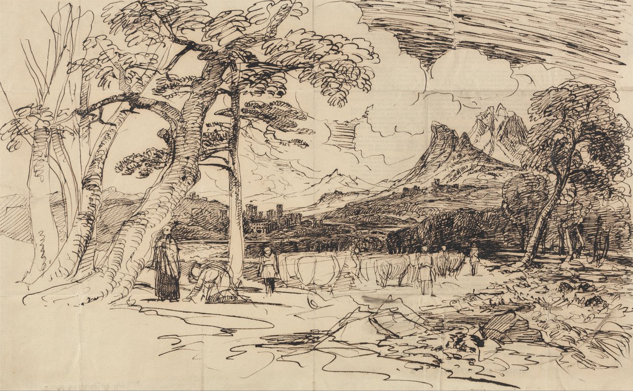 Studie für Elija von Peter de Wint