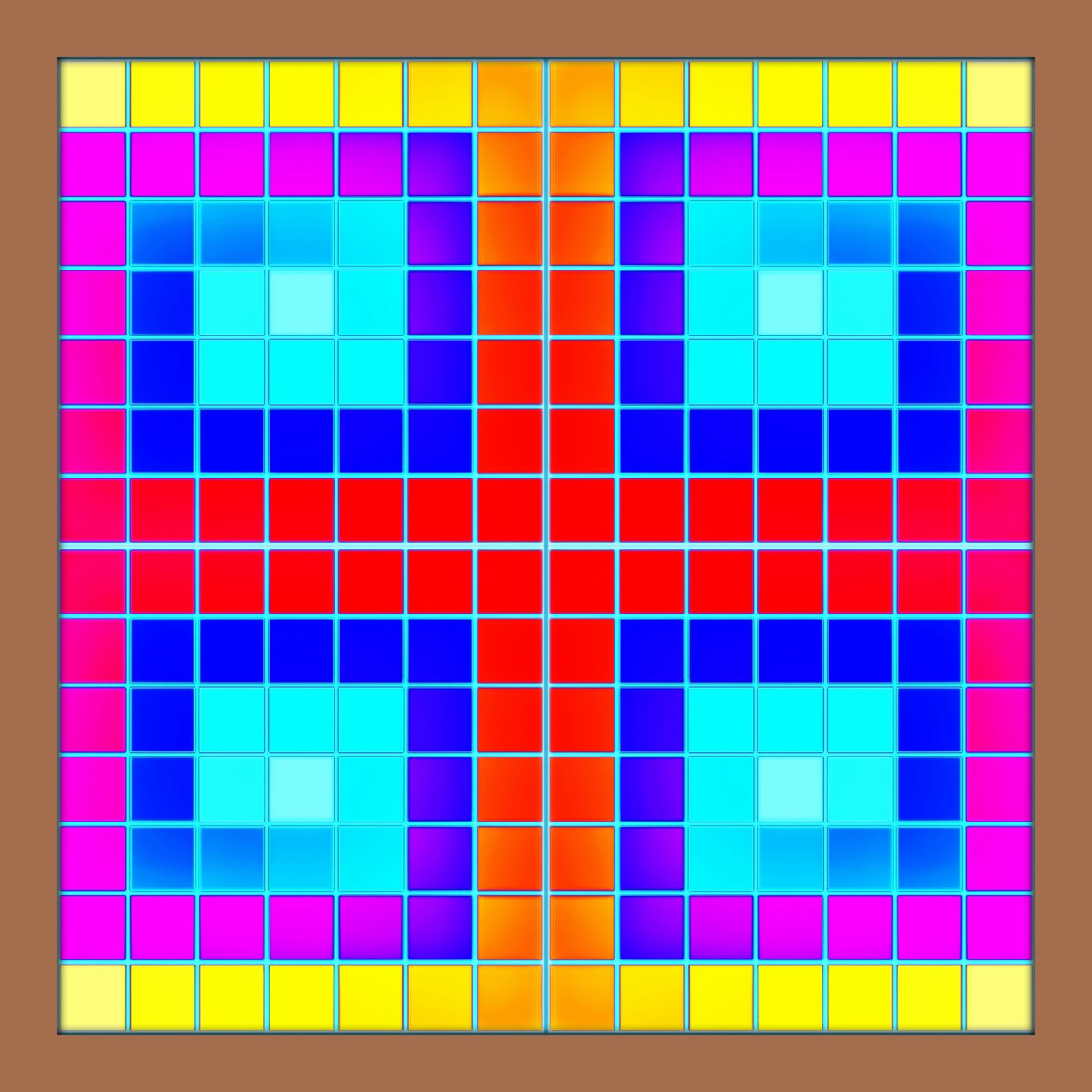 GEKREUZTE QUADRATE 2018 von Peter McClure