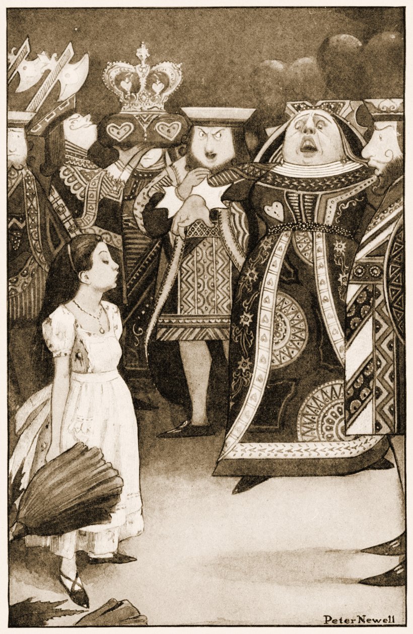 Kopf ab! sagte die Herzogin (Illustration aus 
