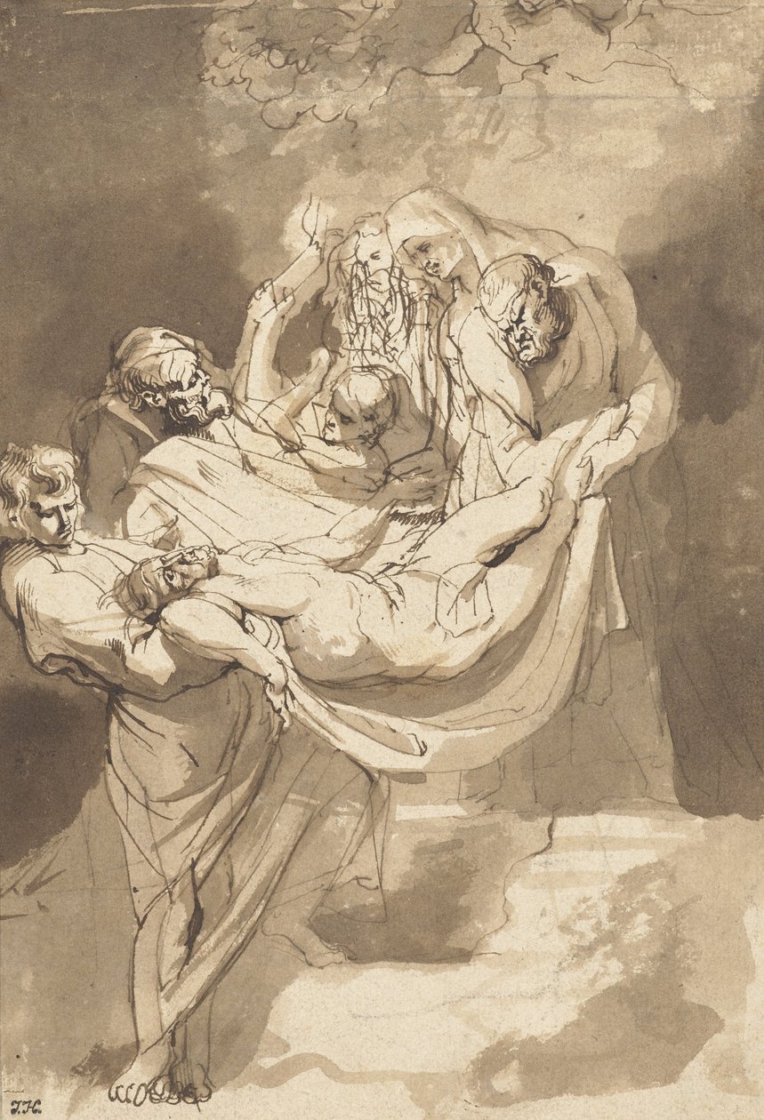 Grablegung Christi, 1615-17 von Peter Paul Rubens