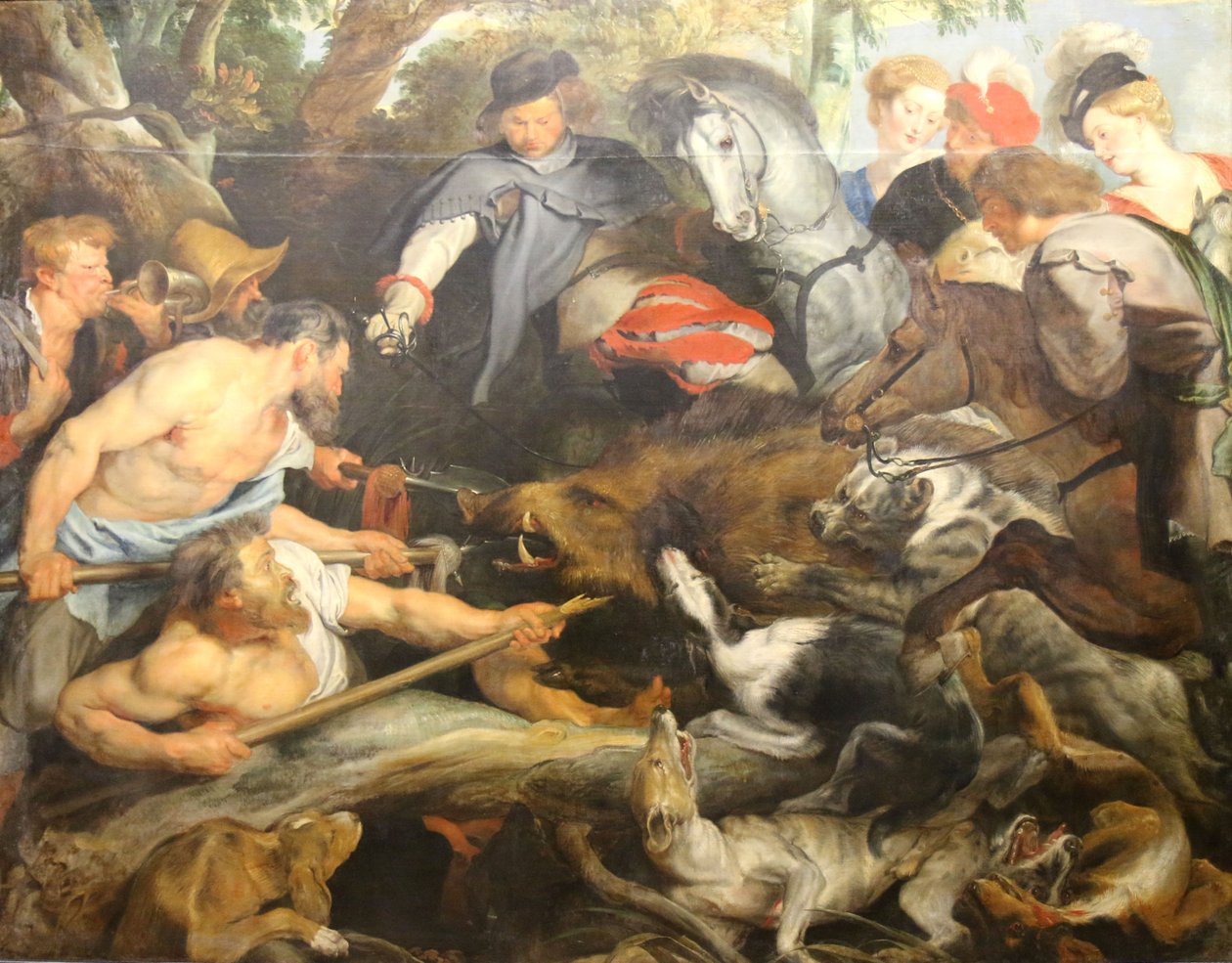 Die Wildschweinjagd von Peter Paul Rubens