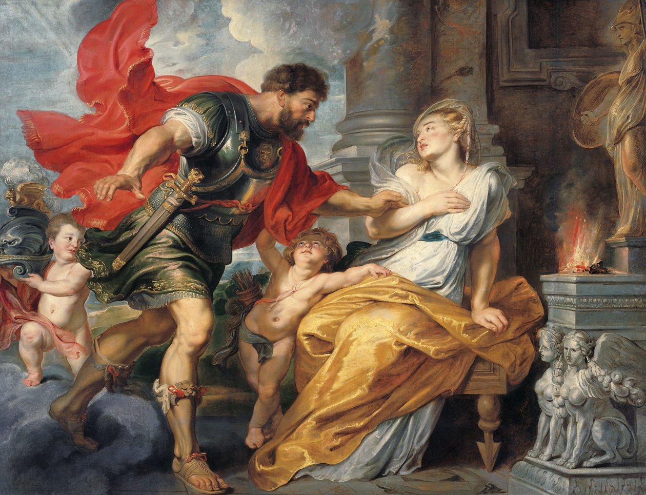 Mars und Rea Silvia von Peter Paul Rubens