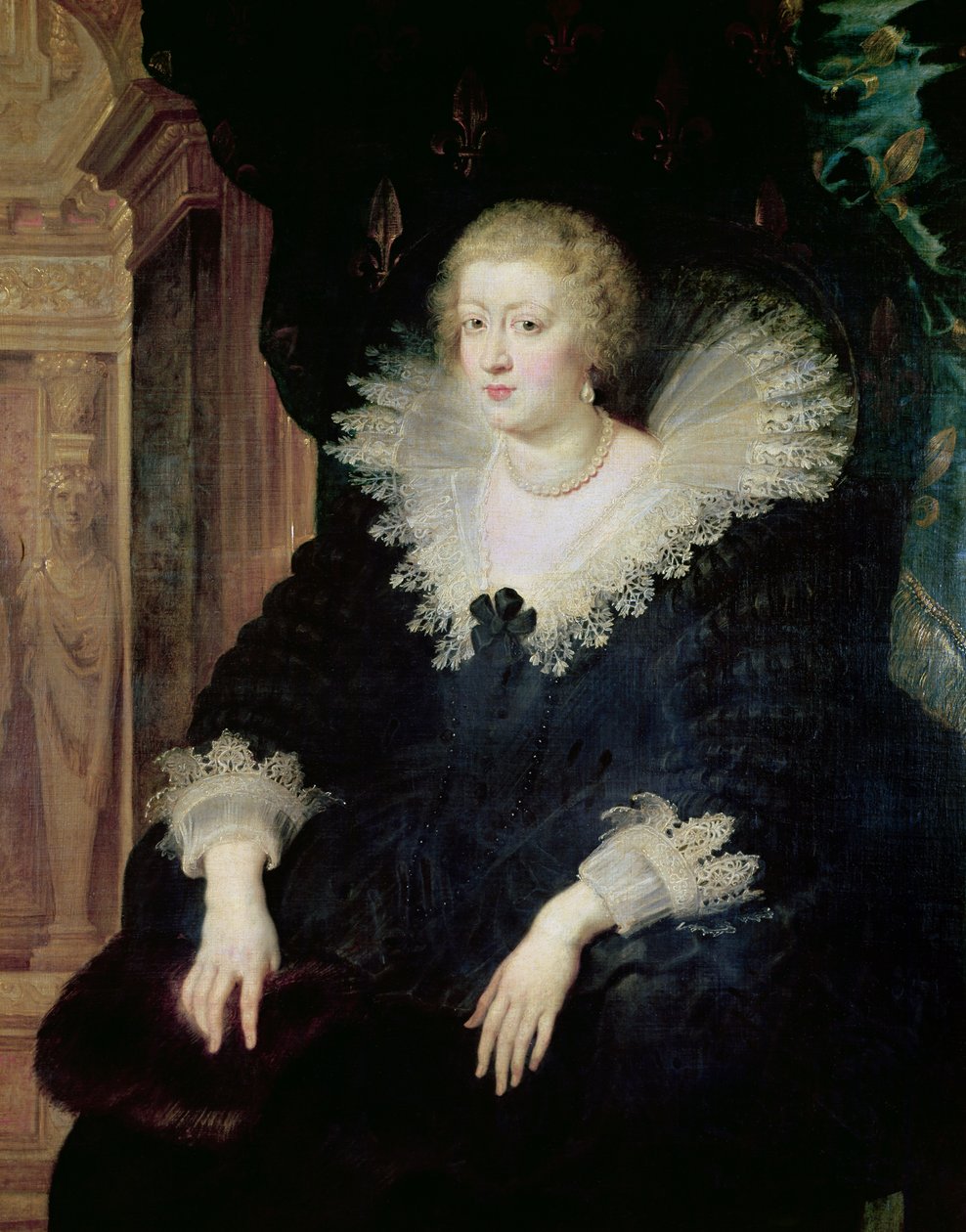 Porträt von Anna von Österreich (1601-66) ca. 1622 von Peter Paul Rubens