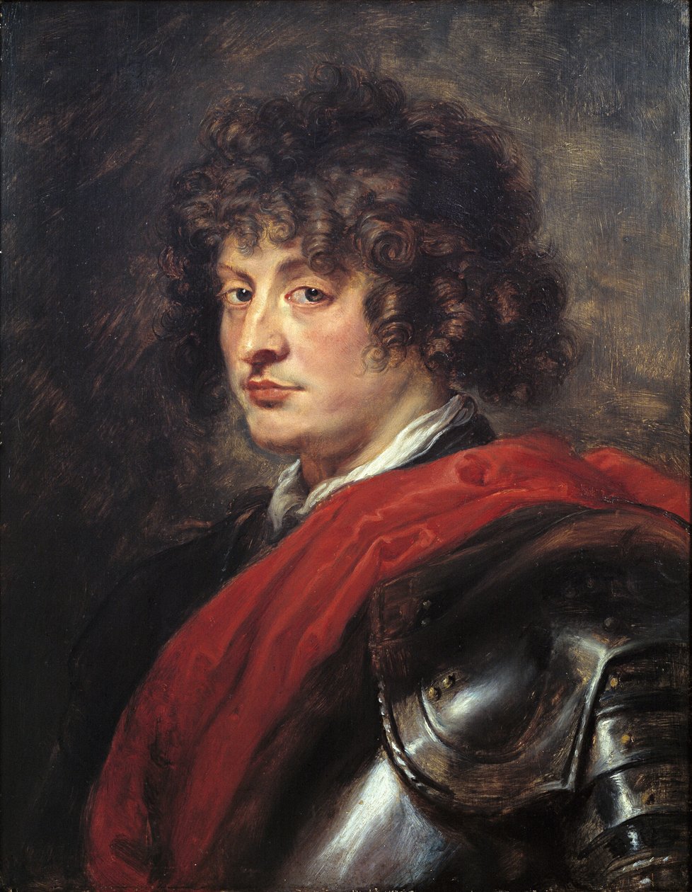 Porträt eines jungen Mannes in Rüstung, ca. 1620 von Peter Paul Rubens