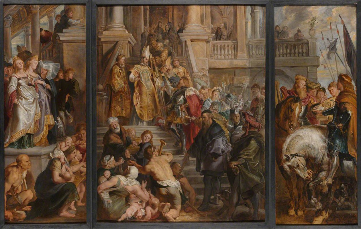St.-Bavo-Kathedrale in Gent von Peter Paul Rubens