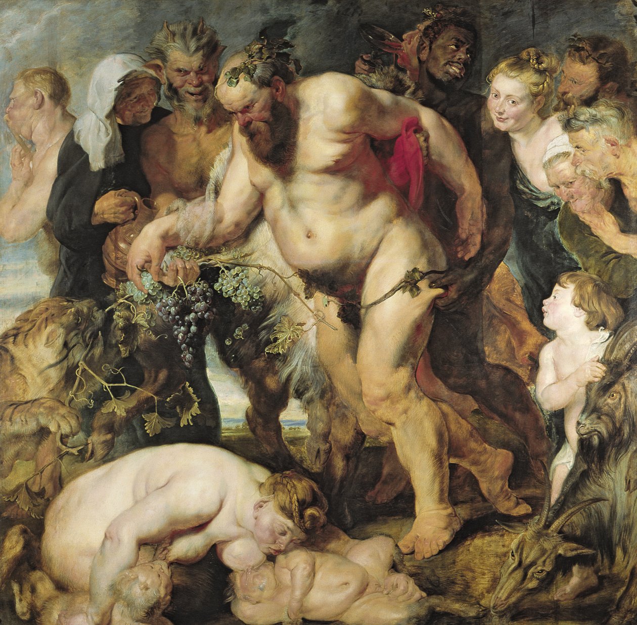 Der betrunkene Silen, ca. 1617-18 von Peter Paul Rubens