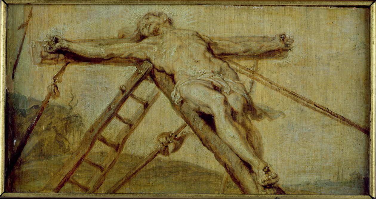 Die Kreuzaufrichtung von Peter Paul Rubens