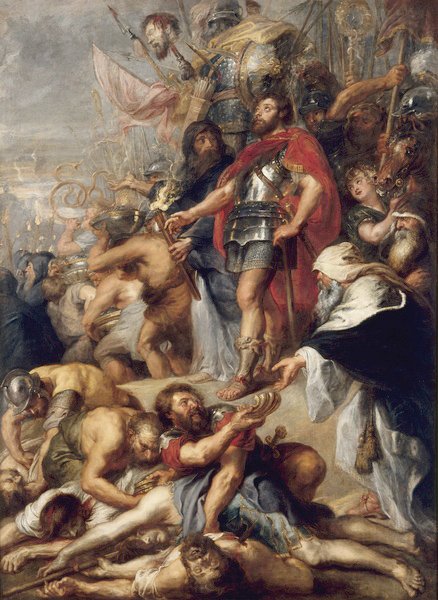 Der Triumph des Judas Makkabäus von Peter Paul Rubens