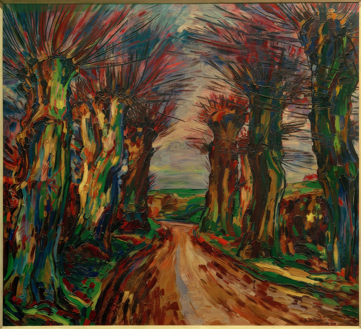 Weidenallee von Peter August Böckstiegel