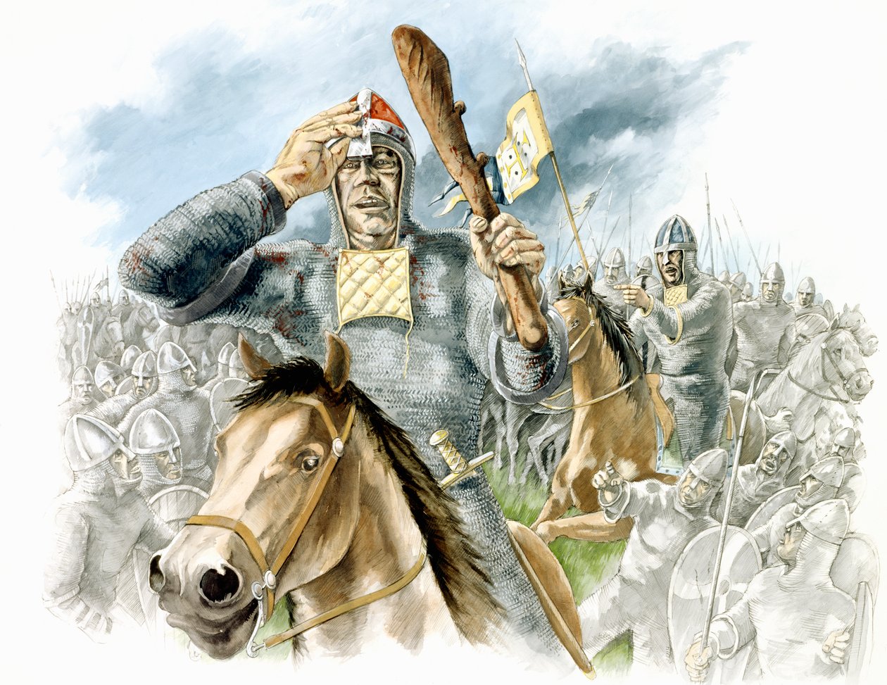 Schlacht von Hastings, 1066, ca. 1990-2010 von Peter Dunn