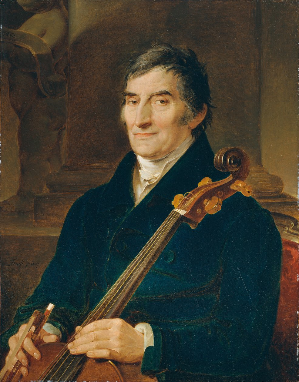 Der Cellist Franz Wödl von Peter Fendi