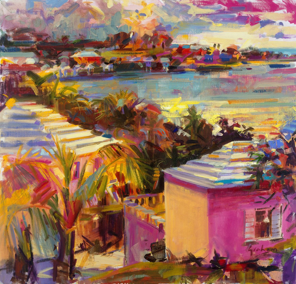 Dämmerungsreflexionen, Bermuda, 2011 von Peter Graham (Contemporary)
