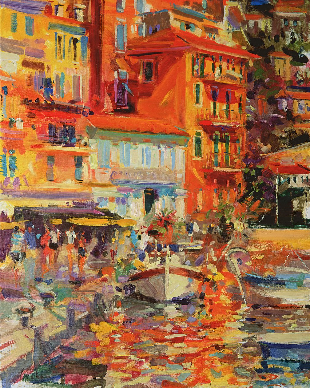 Reflexionen, Villefranche, 2002 von Peter Graham (Contemporary)