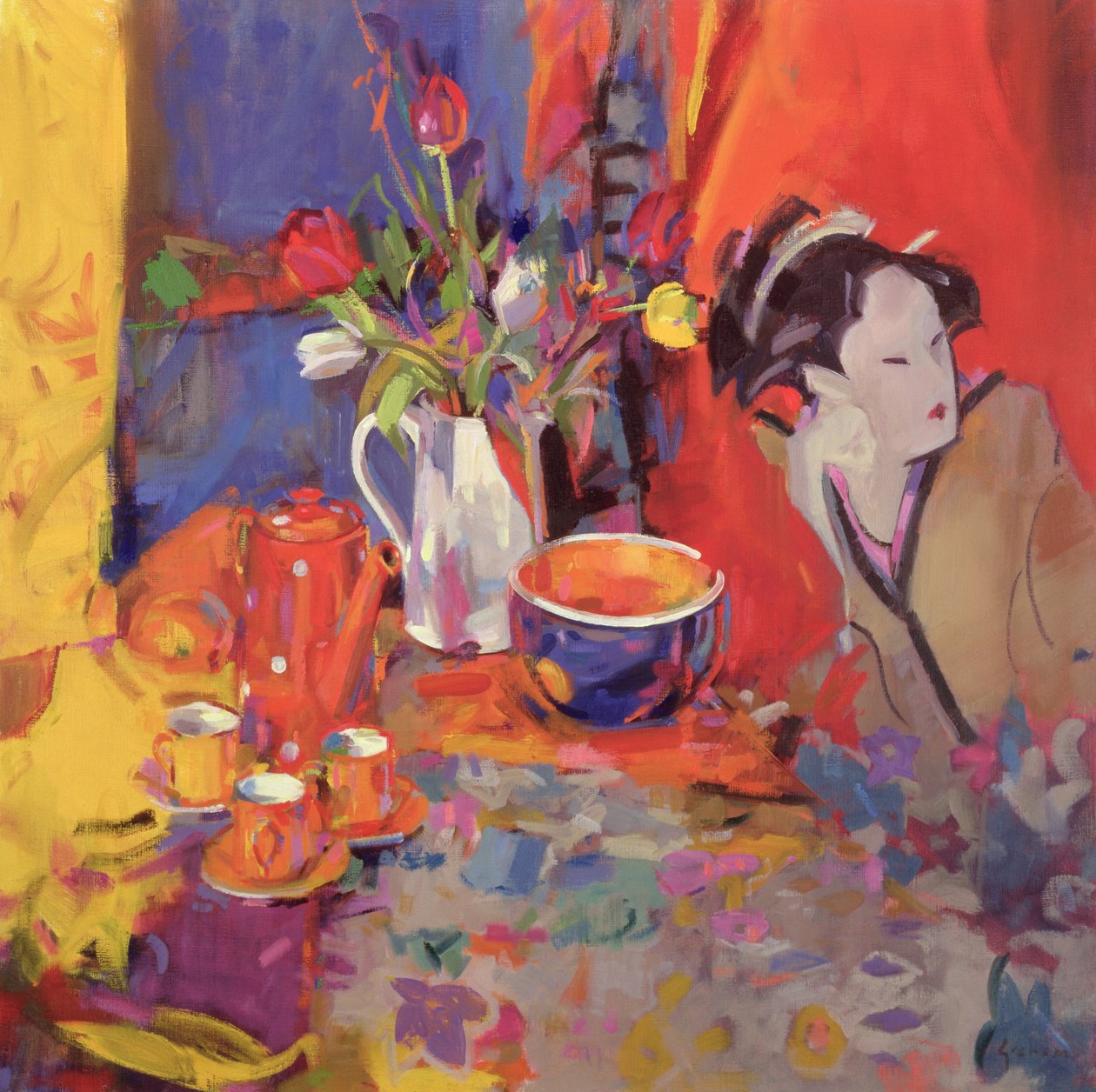 Der magische Tisch, 2002 von Peter Graham (Contemporary)