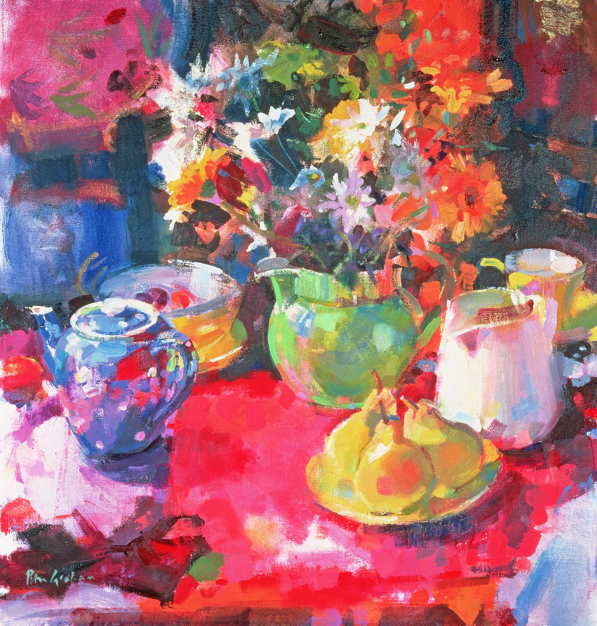 Drei Birnen von Peter Graham (Contemporary)
