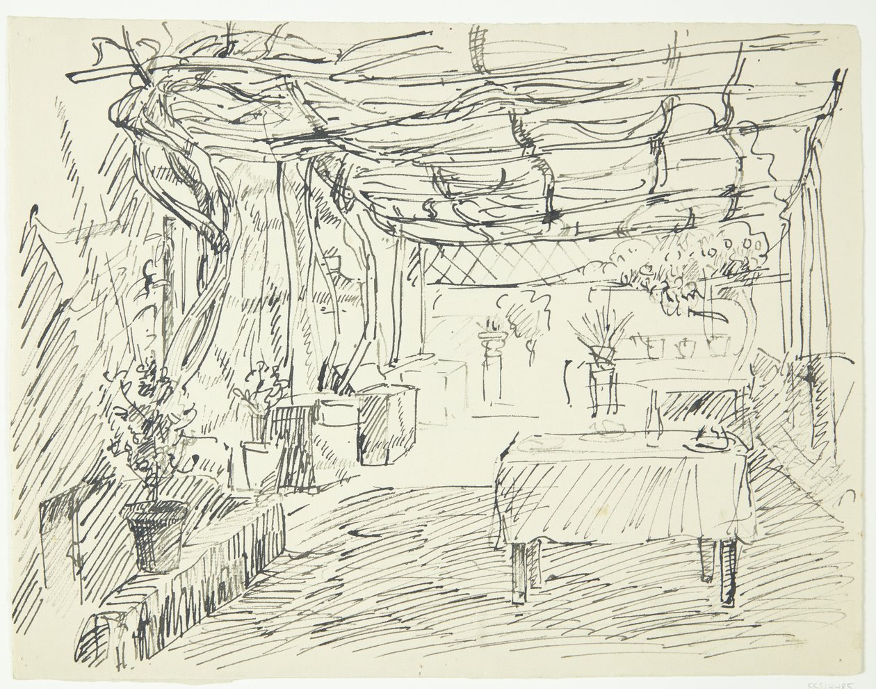 Pergola in Pompeji von Peter Hansen